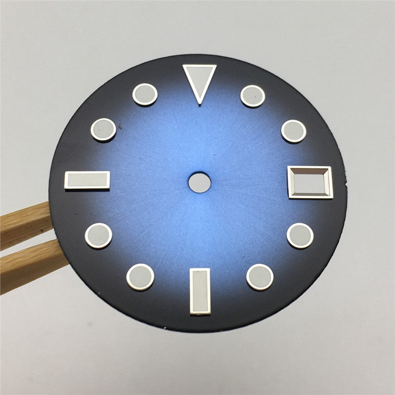 Modified Watch Dial With Luminous Numerals