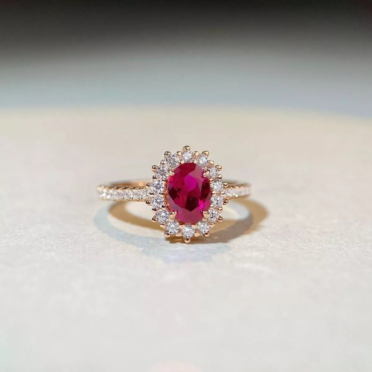 925 Sterling Silver Oval Ring