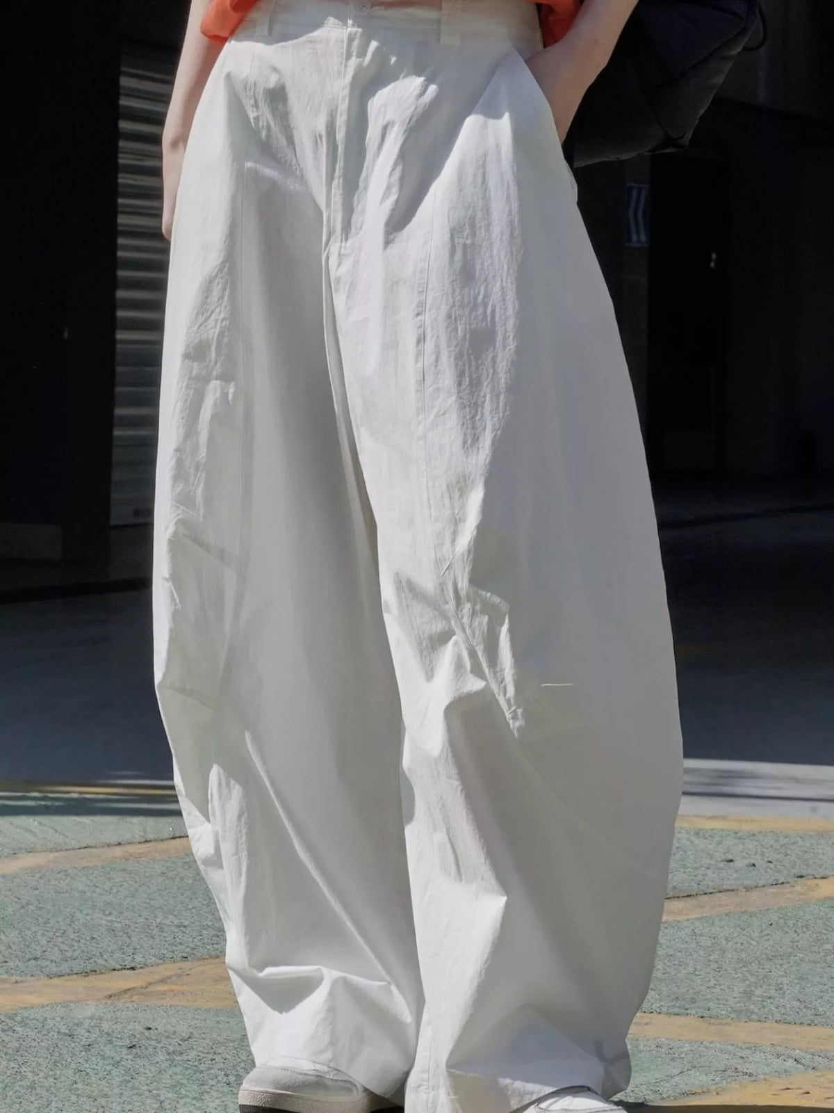 Wide-Leg Casual Pants