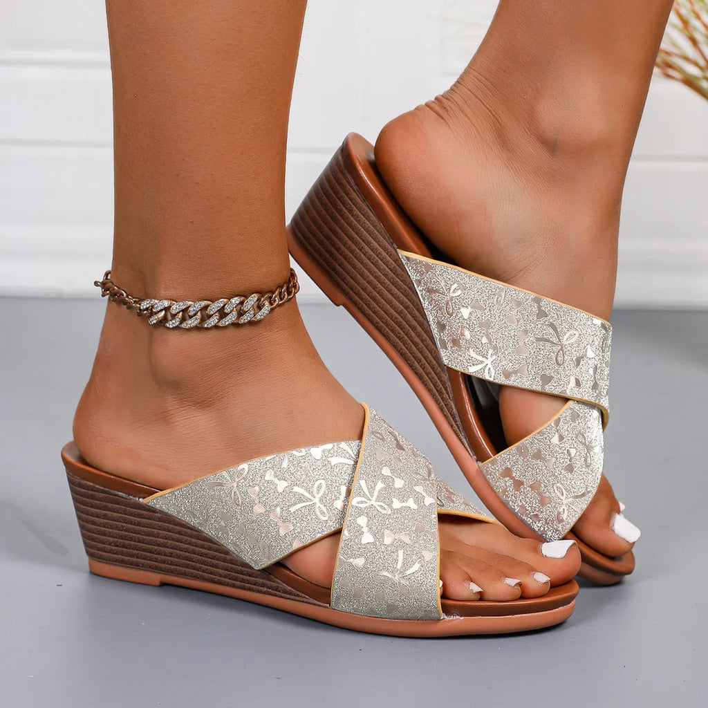 Open Toe Wedge Sandals