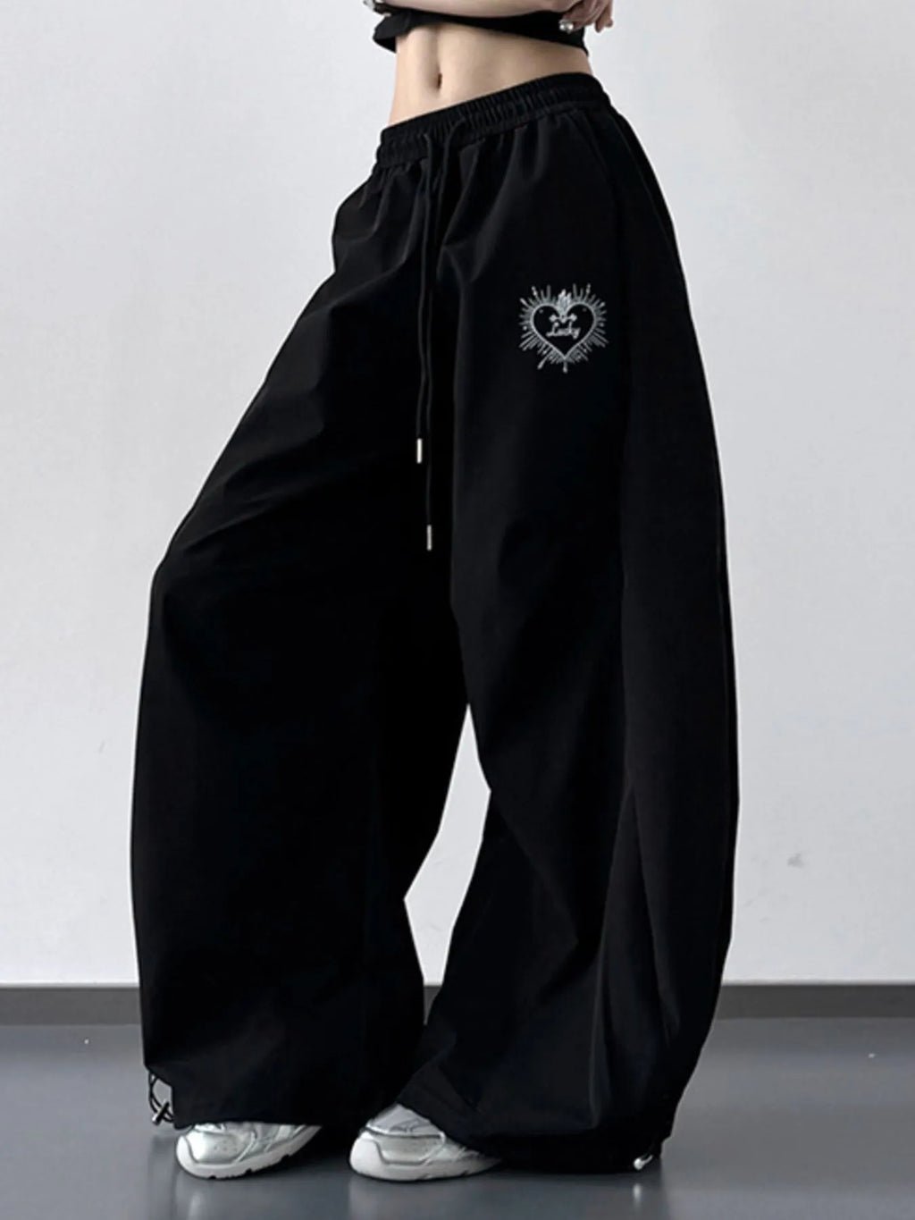 Wide Leg Drawstring Pants