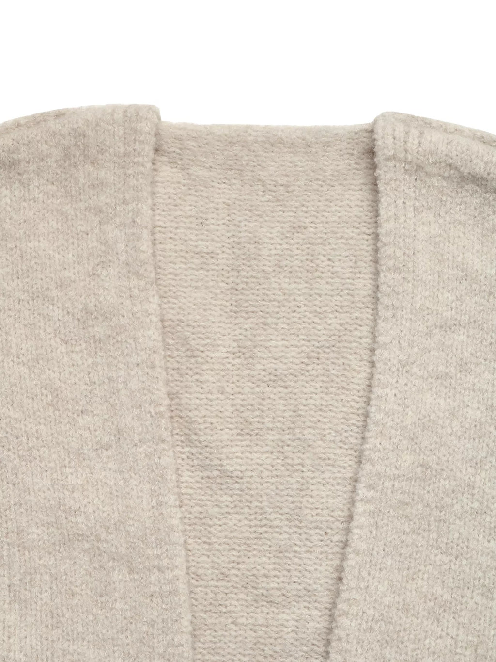 Open Front Dropped Shoulder Cardigan