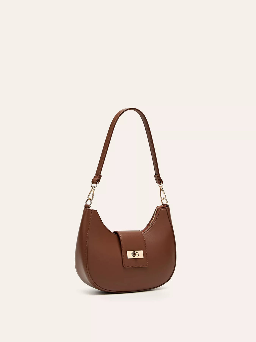 Buckle Closure Shoulder Bag