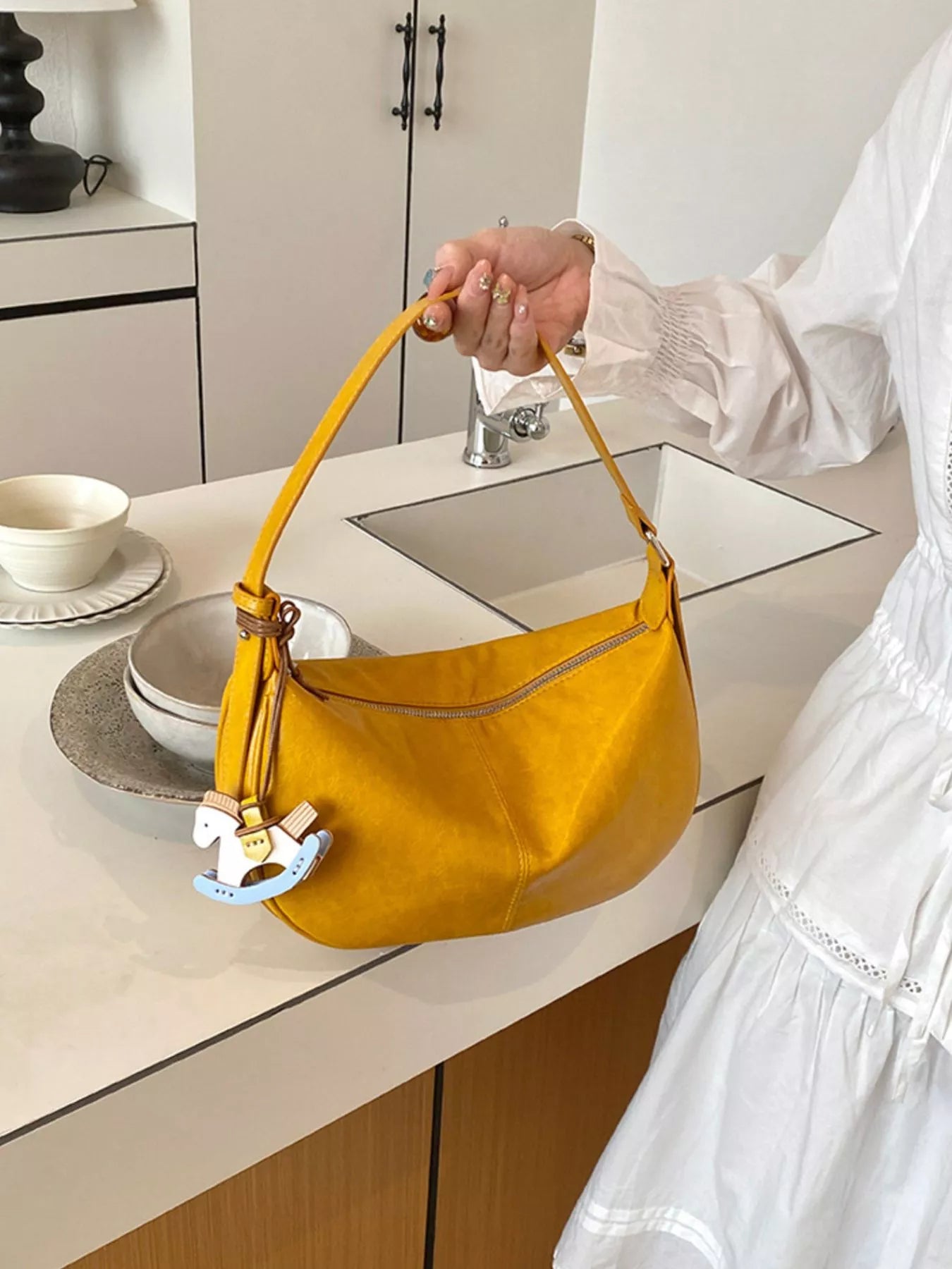 PU Leather Shoulder Bag
