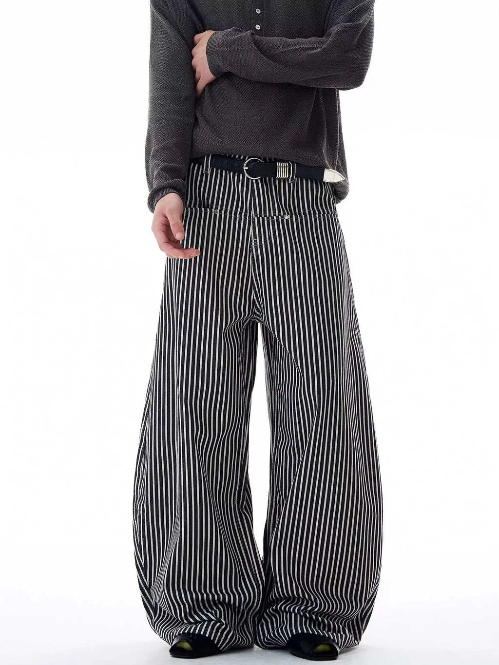 Men's Full Size Wide Leg Pants Plus Size