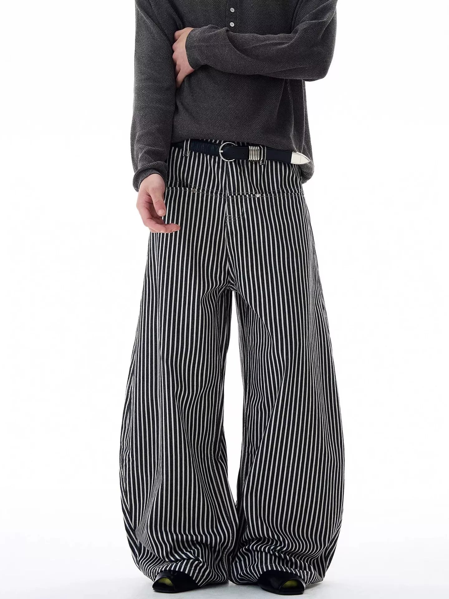 Men's Full Size Wide Leg Pants Plus Size