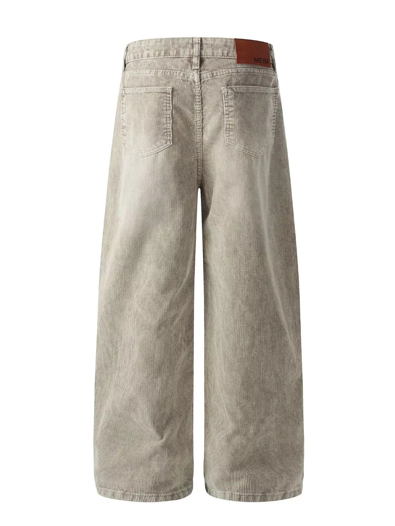 Men's Wide Leg Corduroy Pants