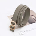 Adjustable Heart Buckle Belt