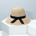Straw Sun Hat with Ribbon