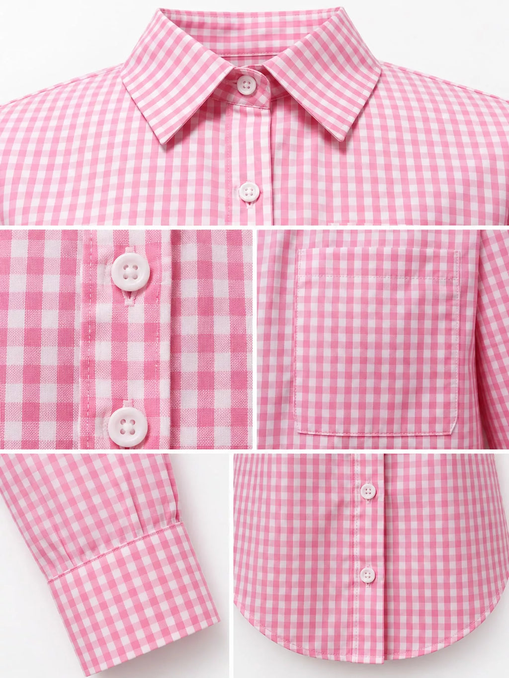 Plus Size Plaid Button-Down Long Sleeve Shirt