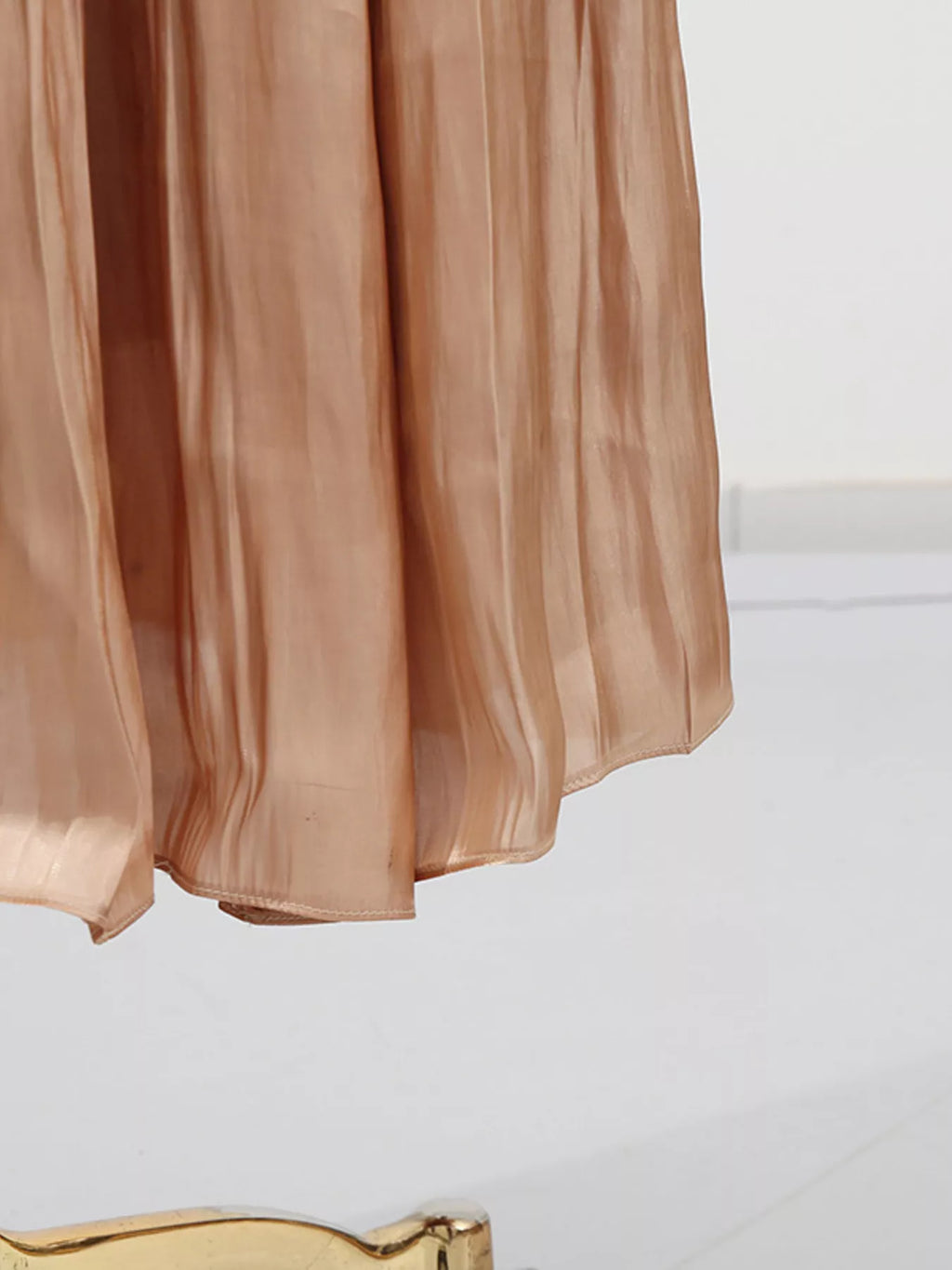 Halter Neck Ruched Maxi Dress