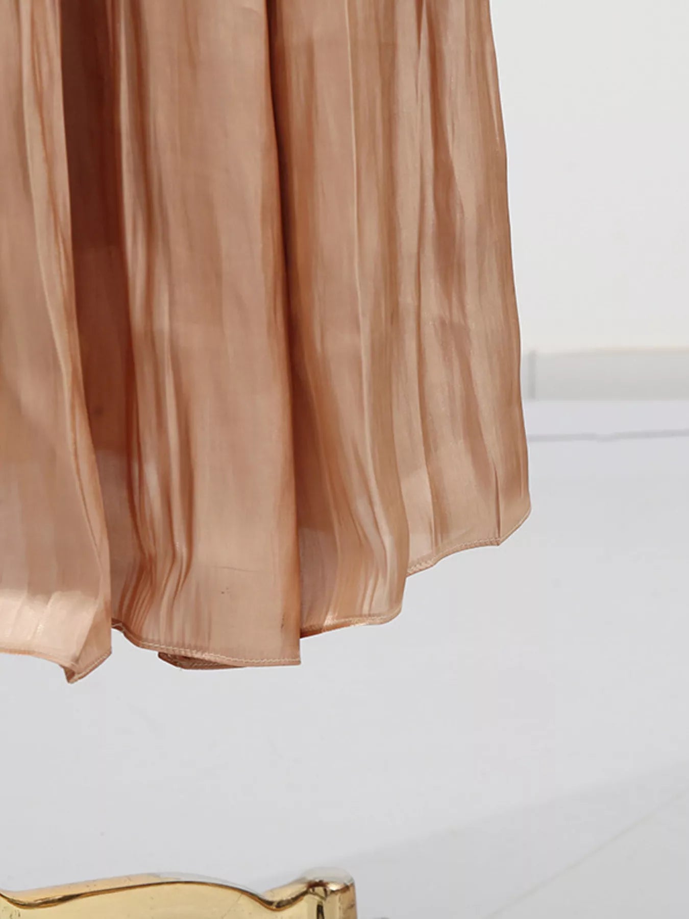 Halter Neck Ruched Maxi Dress