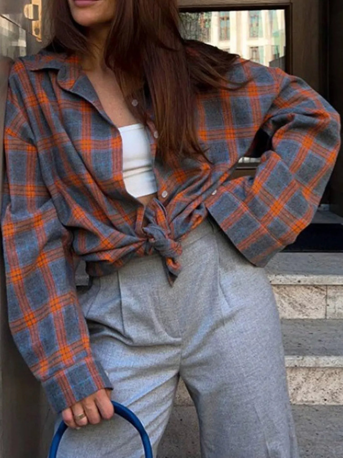 Plaid Button Up Shirt
