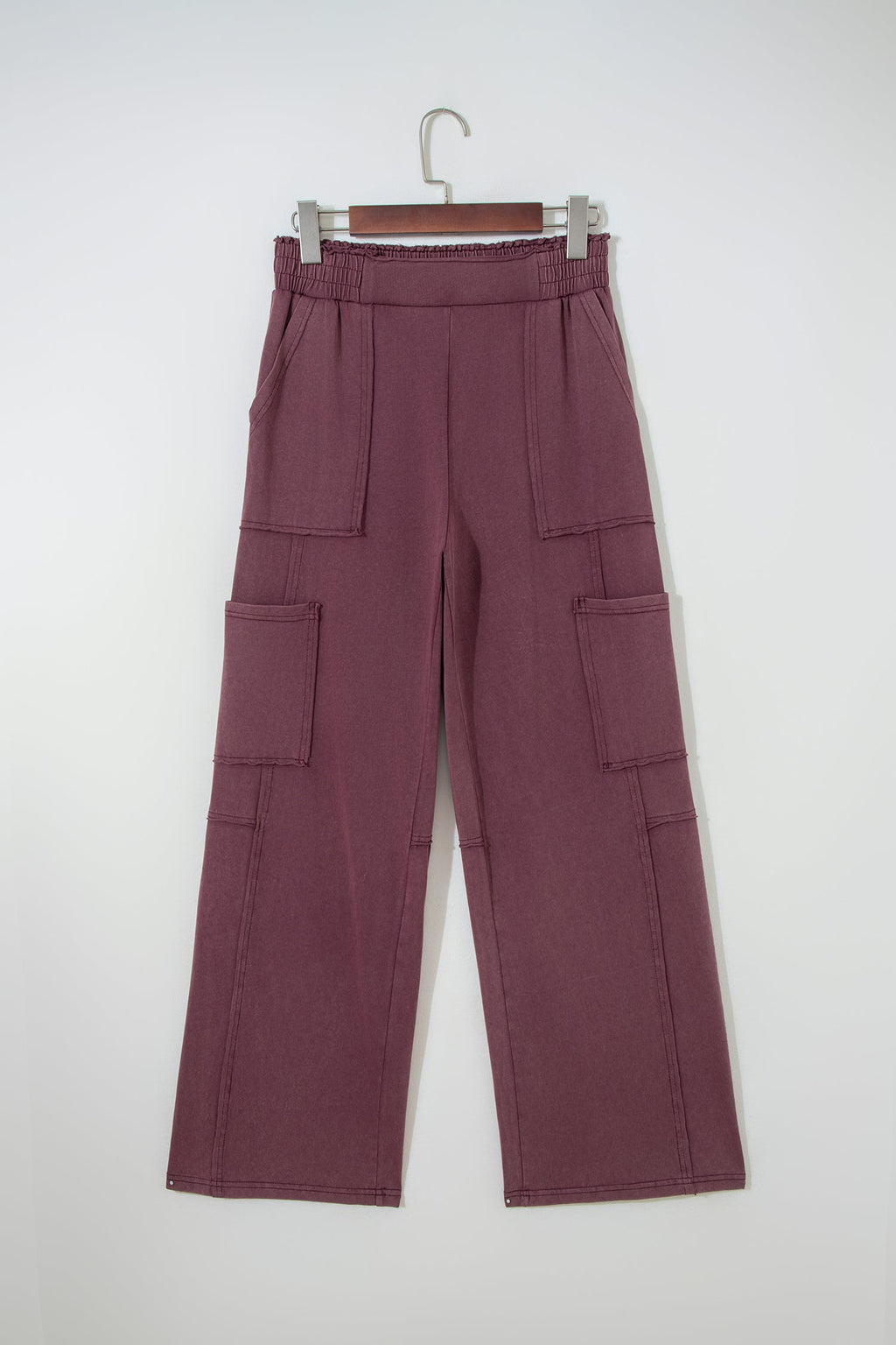 Mineral Red Mineral Wash Cargo Patched Pocket Utility Sweatpants