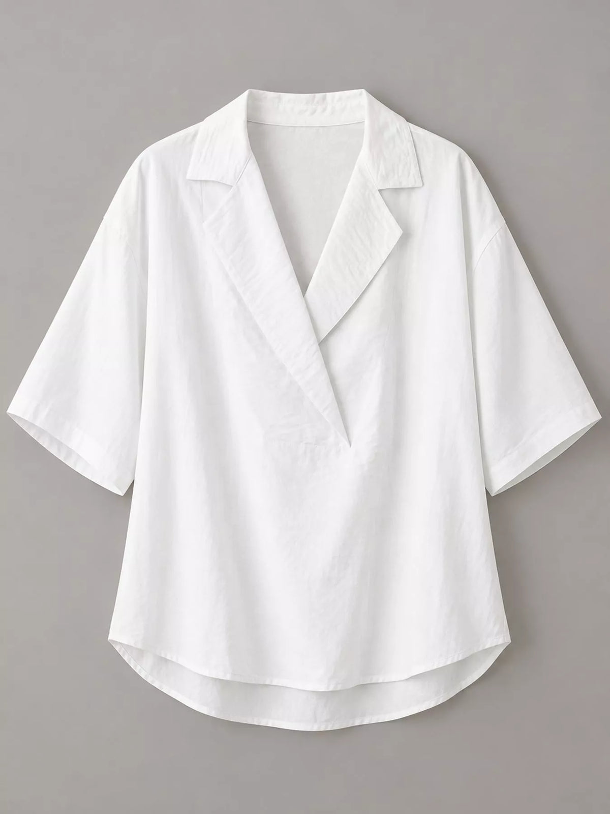 Half Sleeve Oversized Blouse