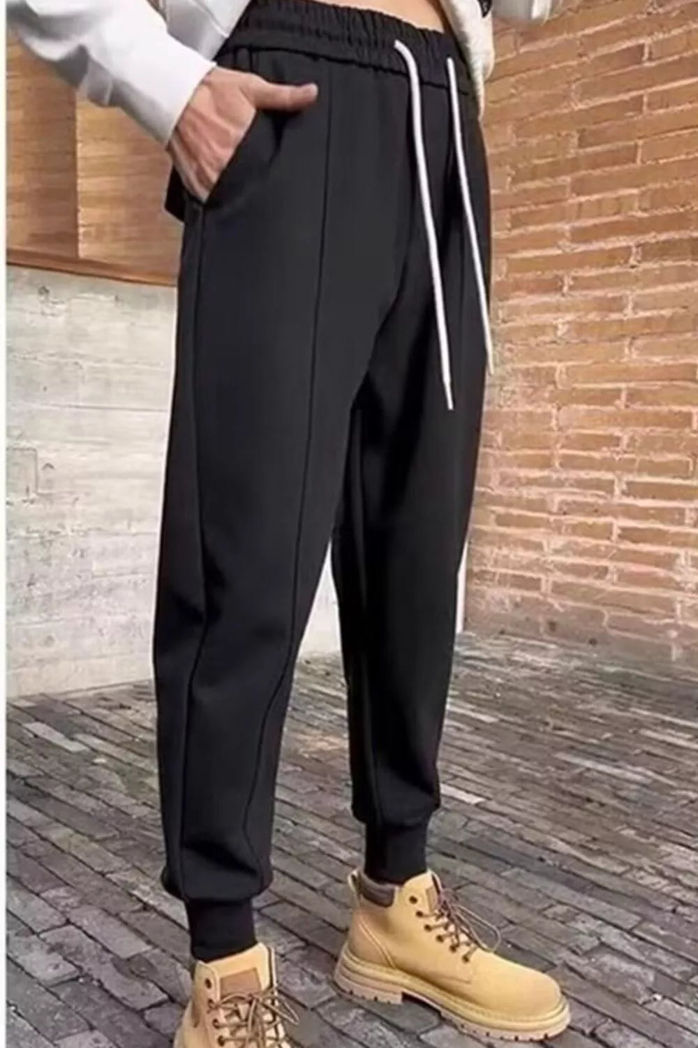 Men's Plus Size Drawstring Loose Fit Joggers