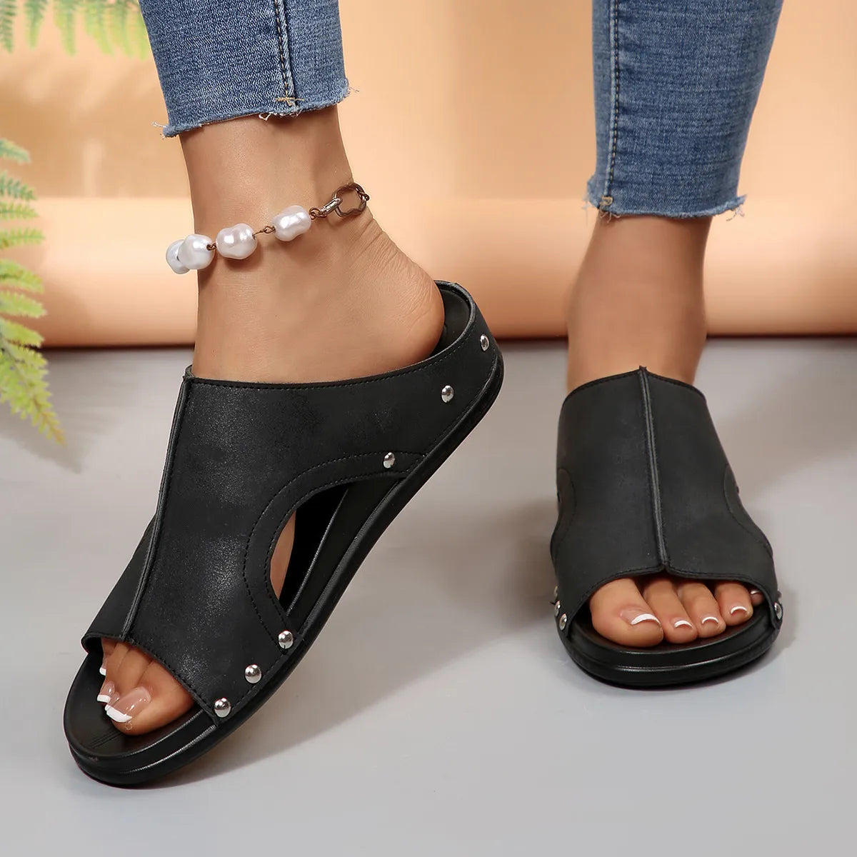 Open Toe Wedge Sandals