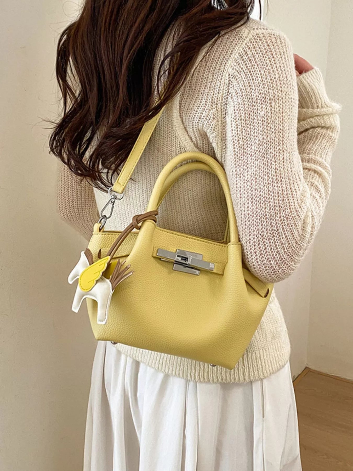 Top Handle Crossbody Bag