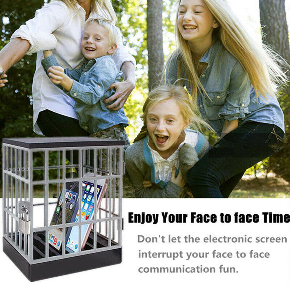 Phone storage cage