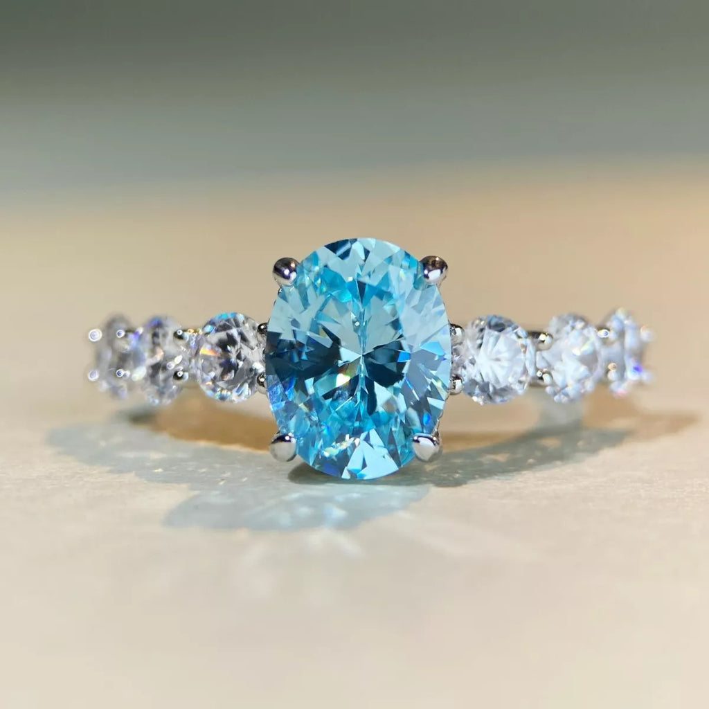 925 Sterling Silver Oval Ring