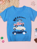 Children's Cars Graphic Short Sleeve T-Shirt