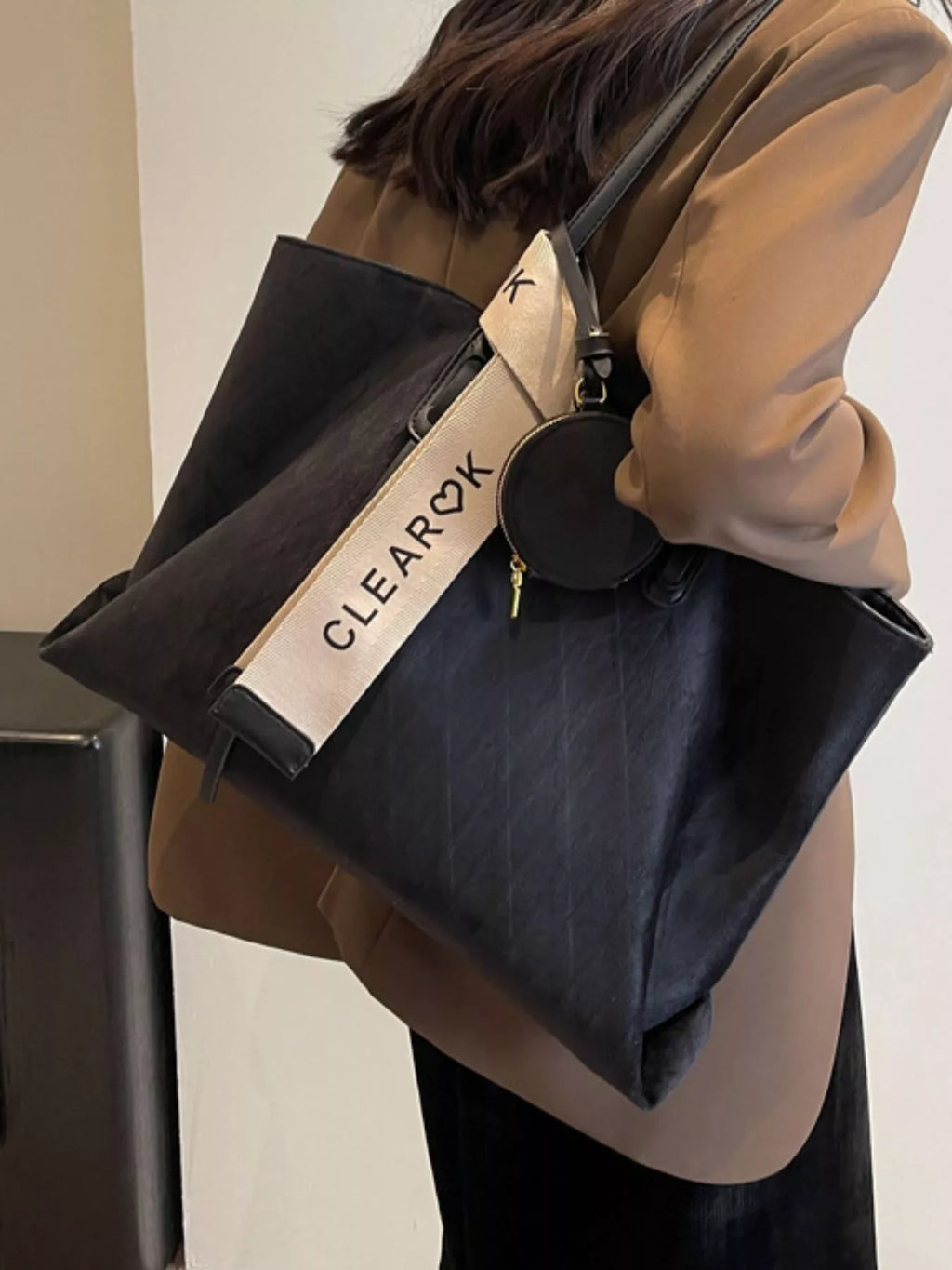 Large Capacity Tote Bag with Coin Purse
