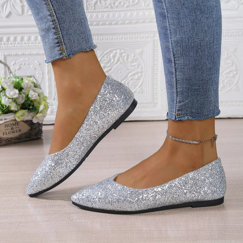 Point Toe Flats Slip-Ons