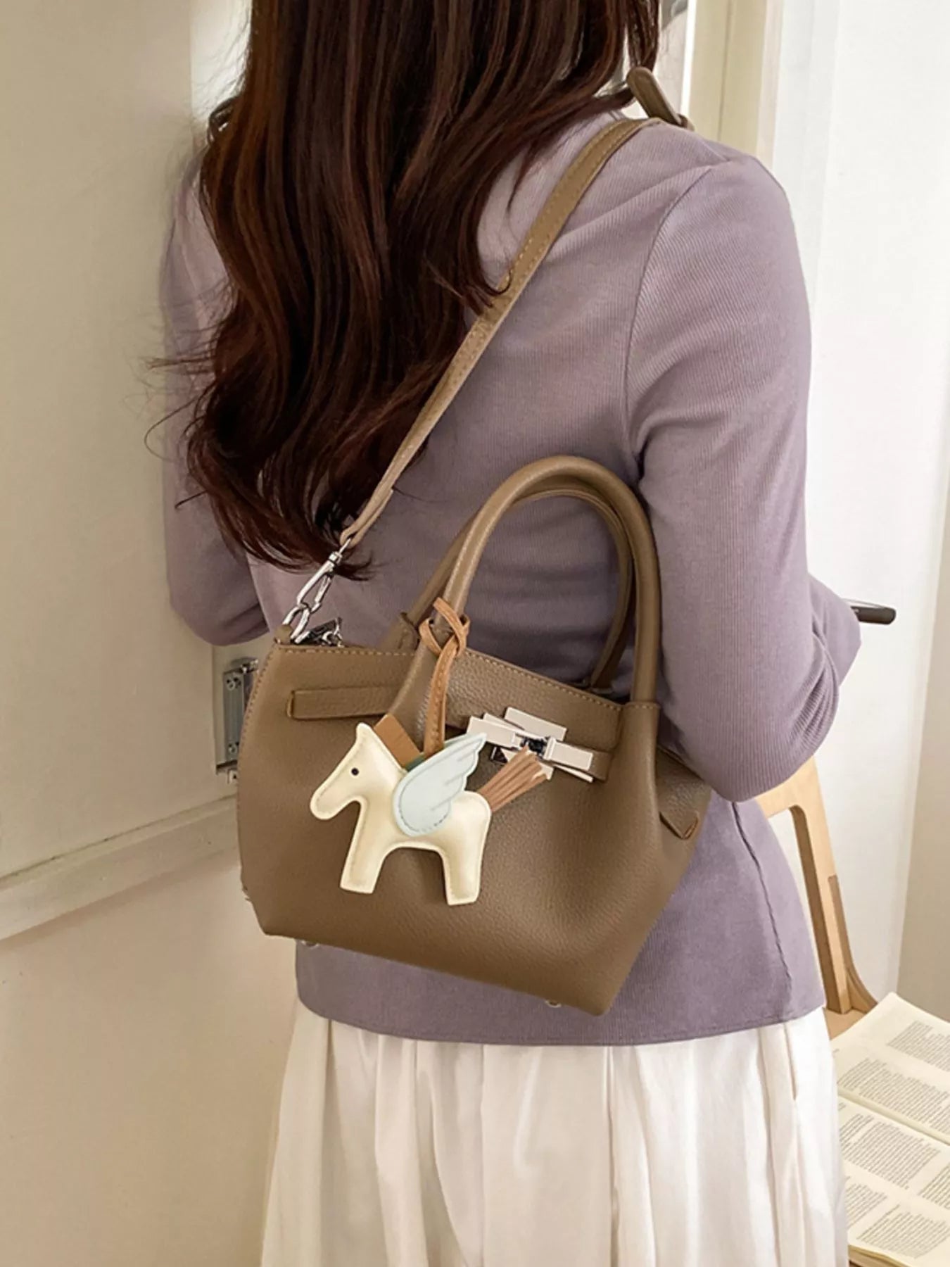 Top Handle Crossbody Bag