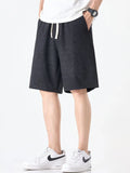 Men's Plus Size Drawstring Loose Fit Shorts