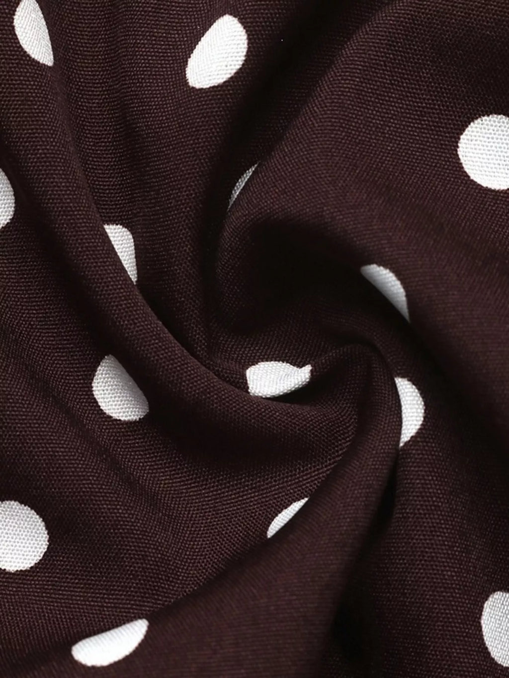 Polka Dot Ruffled V-Neck Bodysuit