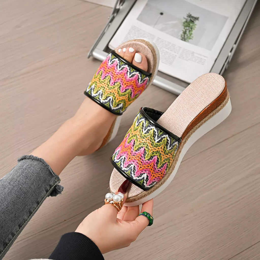 Open Toe Wedge Sandals