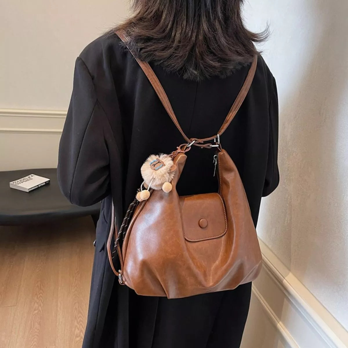 PU Leather Shoulder Bag