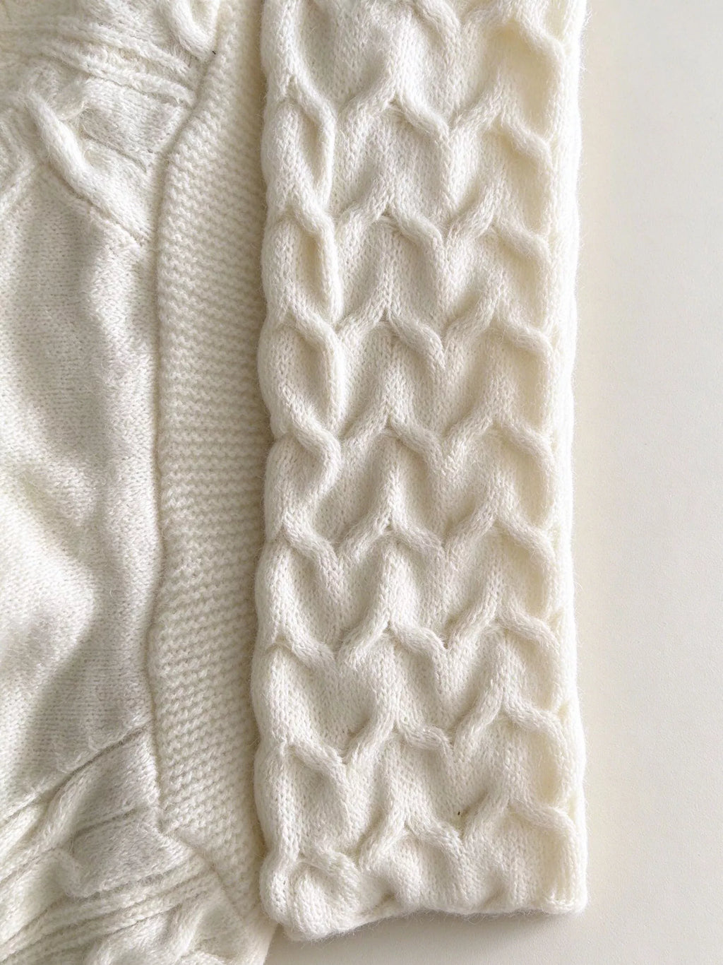Cable-Knit Turtleneck Long Sleeve Sweater
