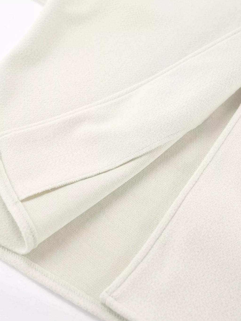 Elegant Stand Collar Open Front Outerwear