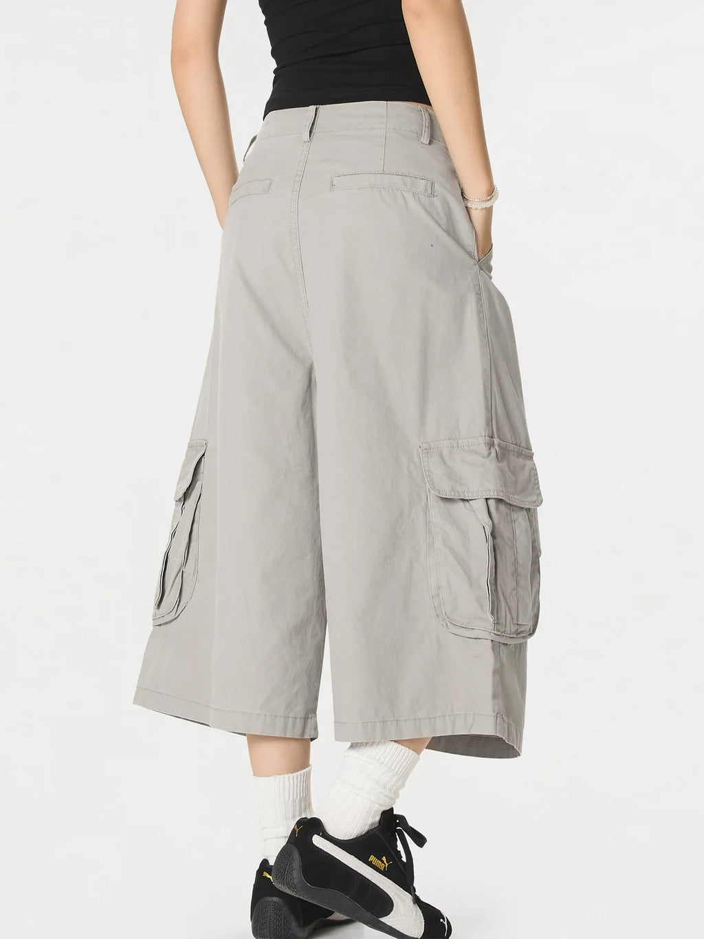 Men's Wide Leg Cargo Shorts