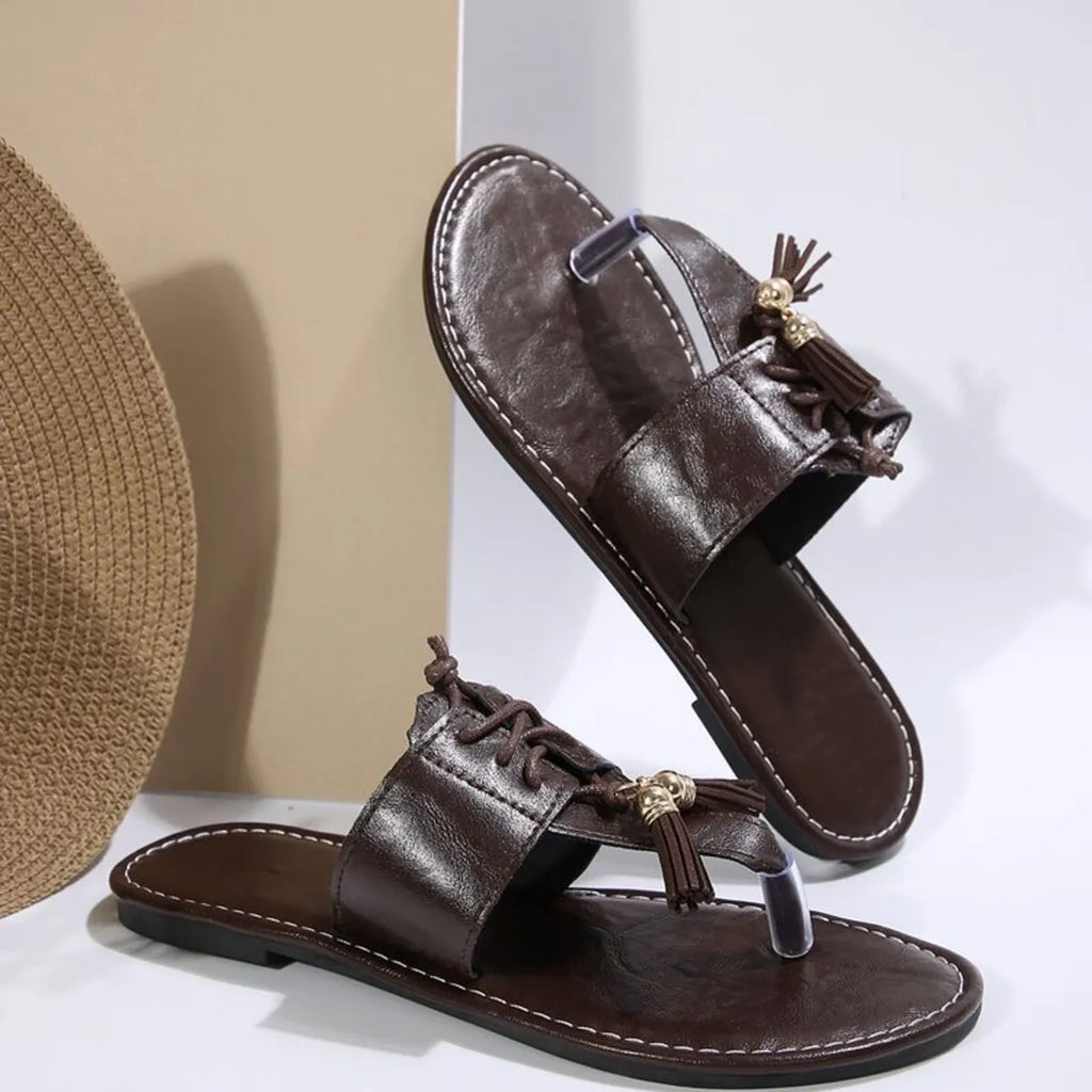 Toe Post Flats Sandals