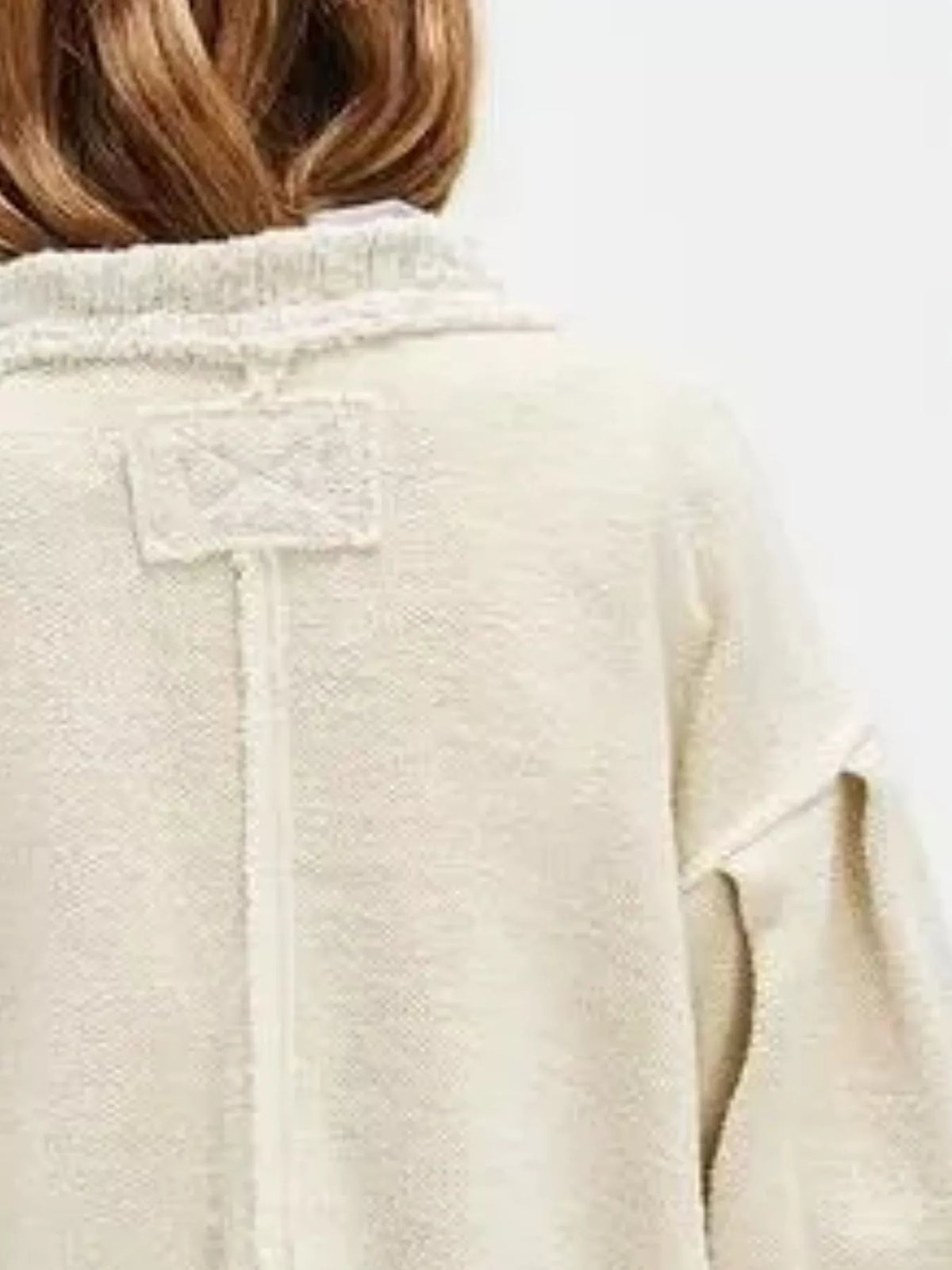 Snap Down Dropped Shoulder Cardigan