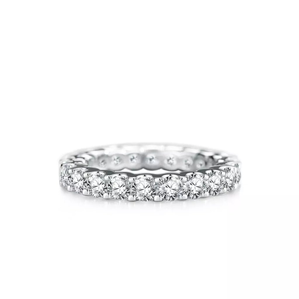 925 Sterling Silver Zircon Ring