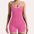 Women's Back-Cross Yoga One-Piece Shorts