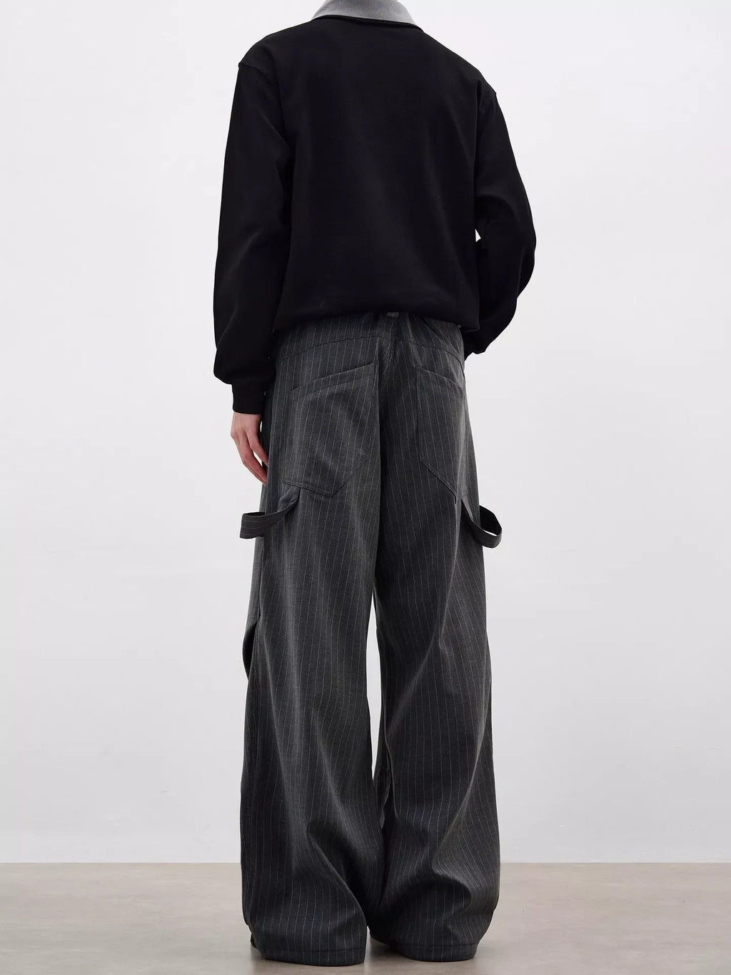 Men's Plus Size Wide Leg Pants