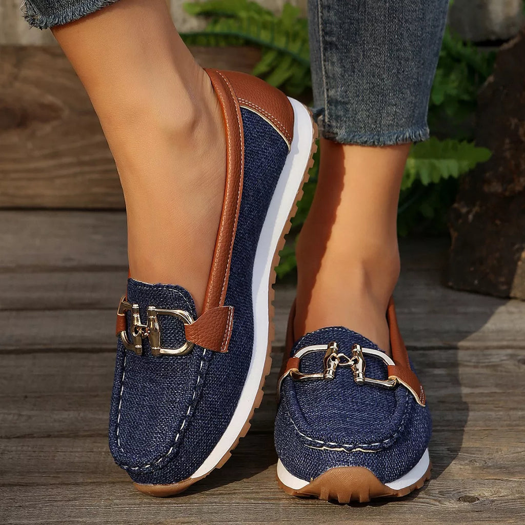 Round Toe Slip-Ons