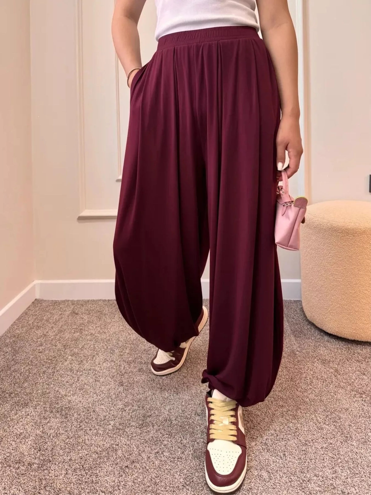 High-Waisted Wide-Leg Pants
