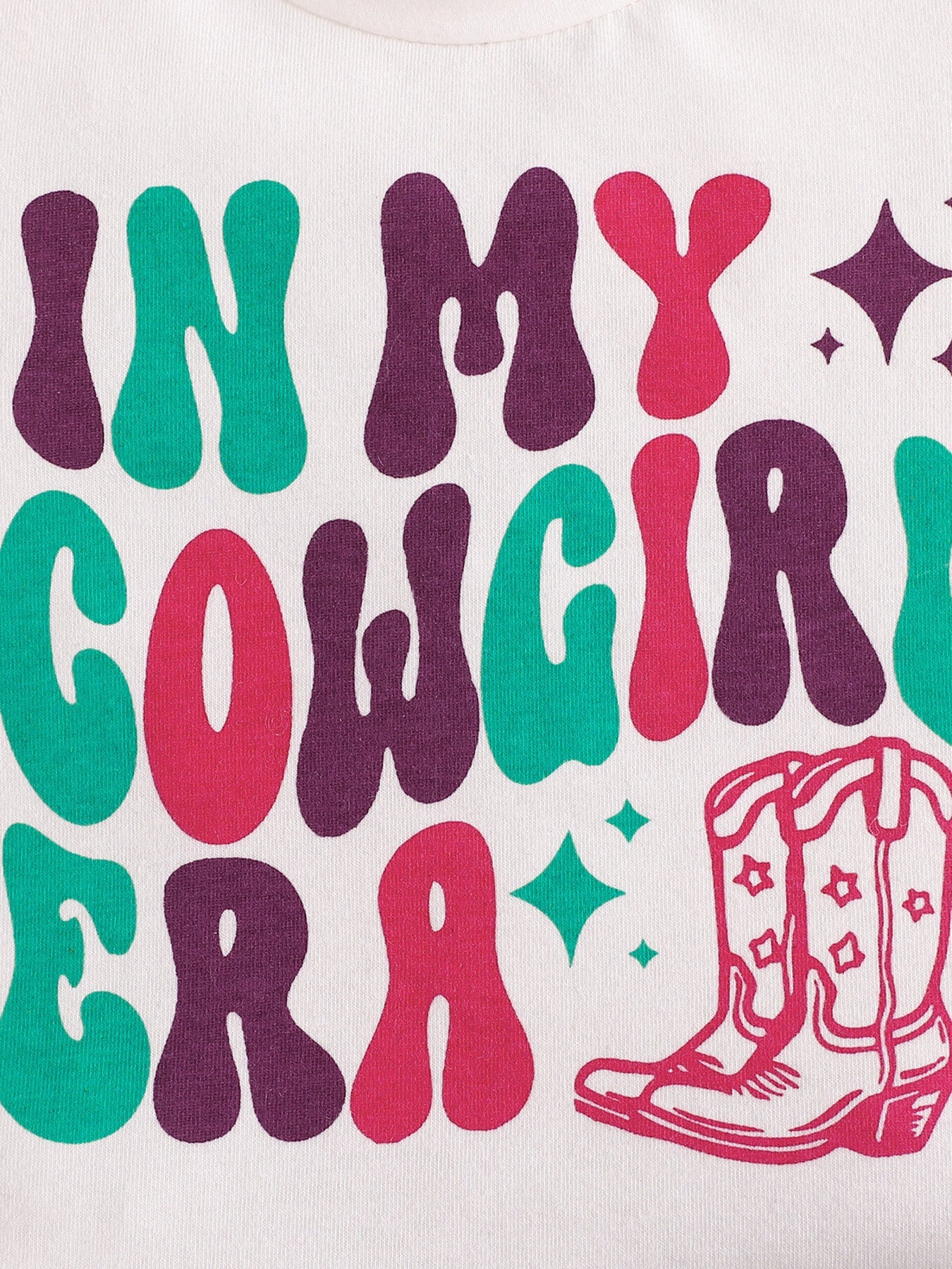 Children's In My Cowgirl Era Graphic Tee & Shorts & Headband Set