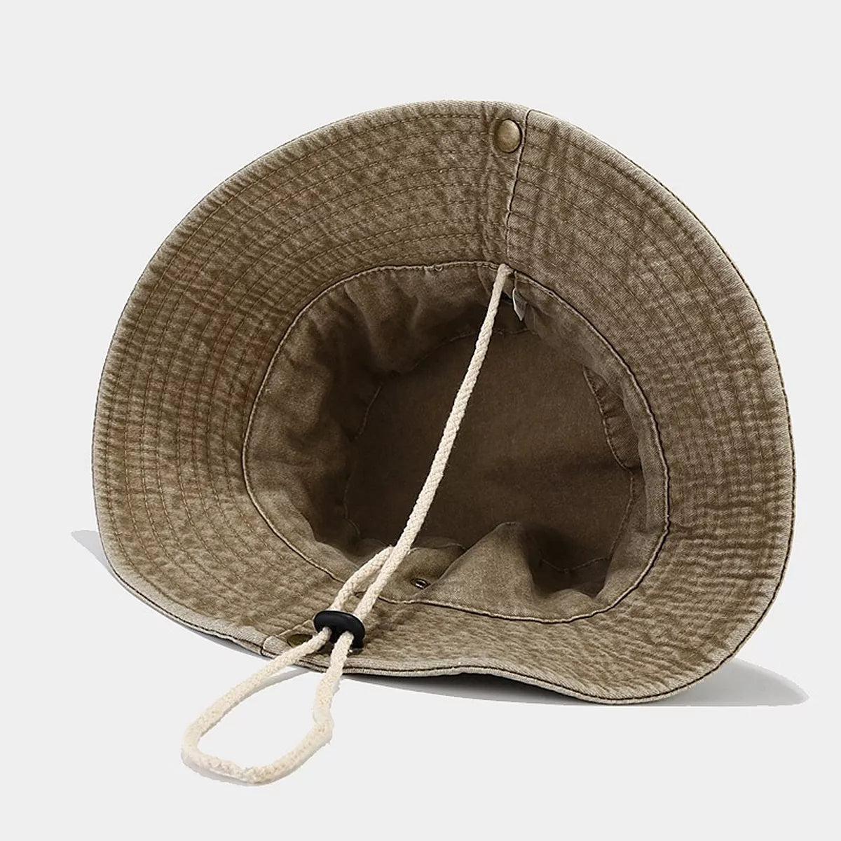 Wide-Brim Sun Protection Bucket Hat