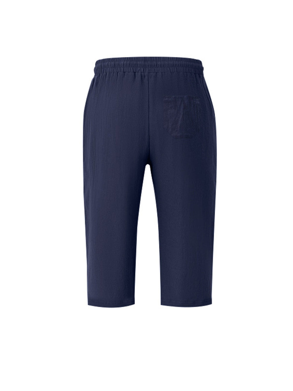 Men's Full Size Casual Drawstring Cropped Pants Plus Size