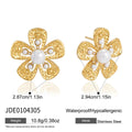 Floral Pearl Earrings and Ring Collection