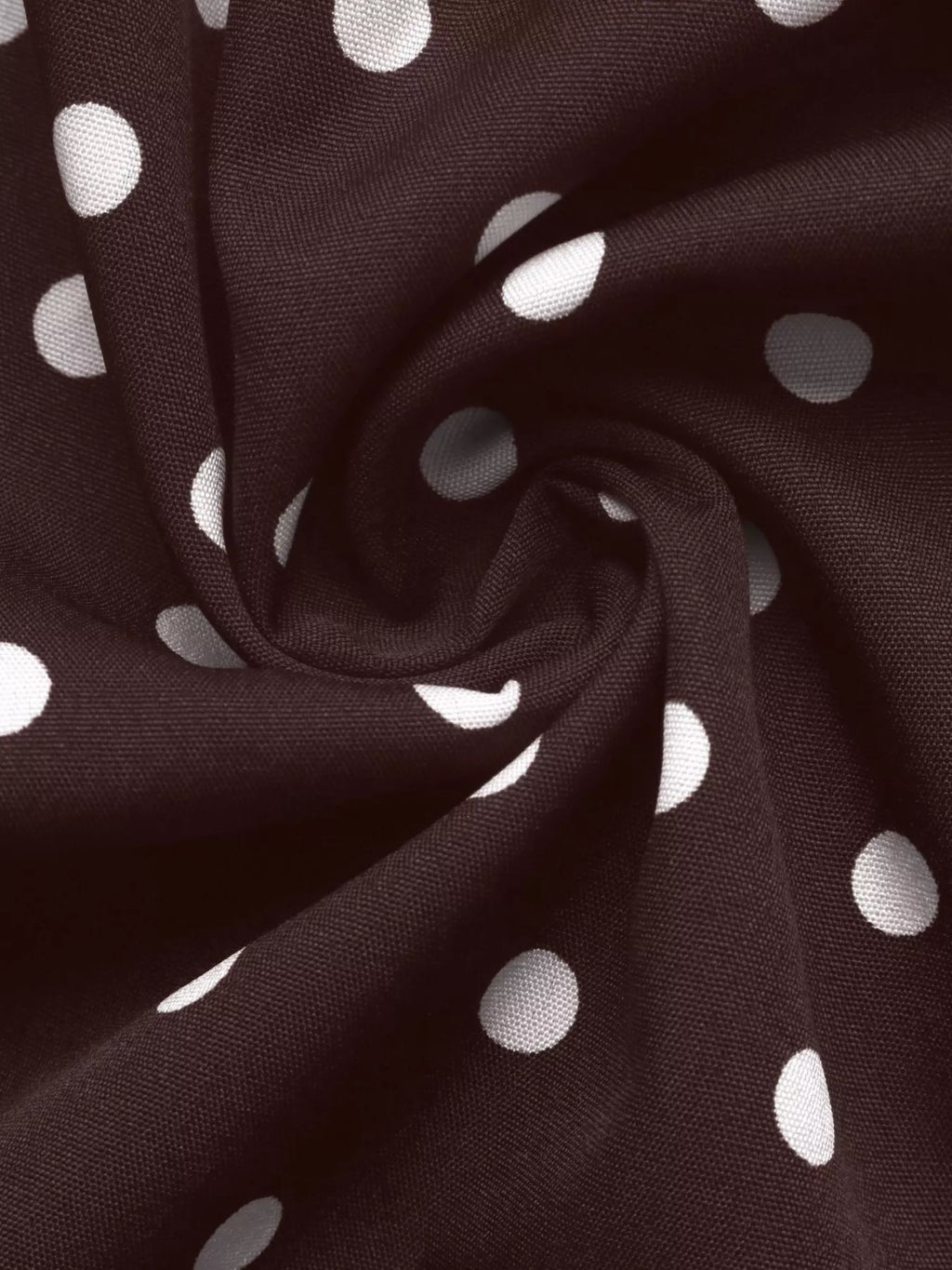 Polka Dot Long Sleeve Shirt Dress