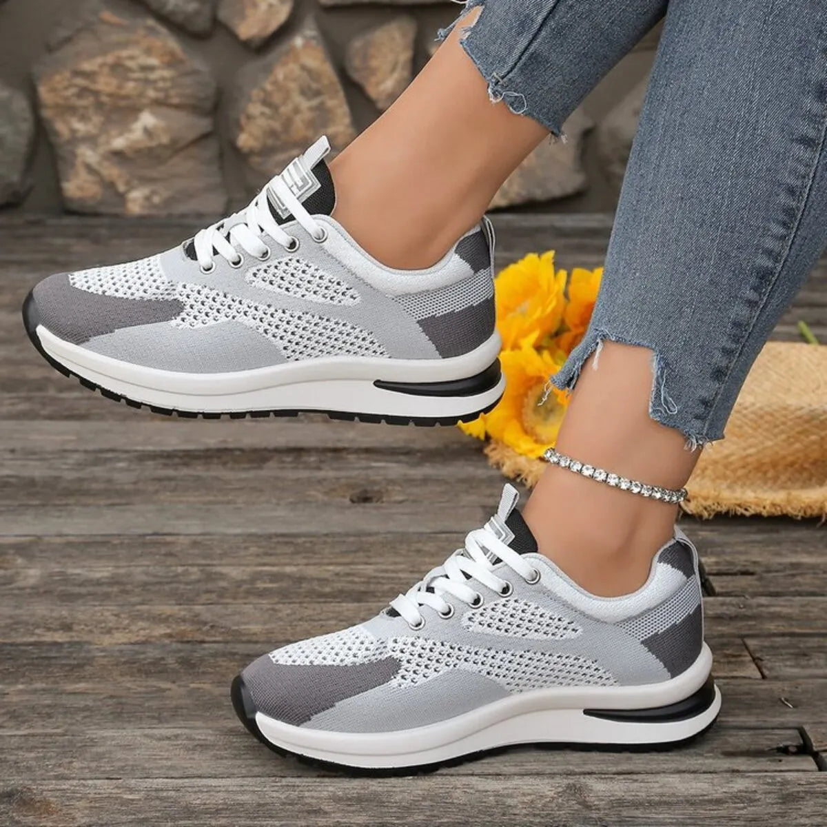 Lace Up Platform Athletic