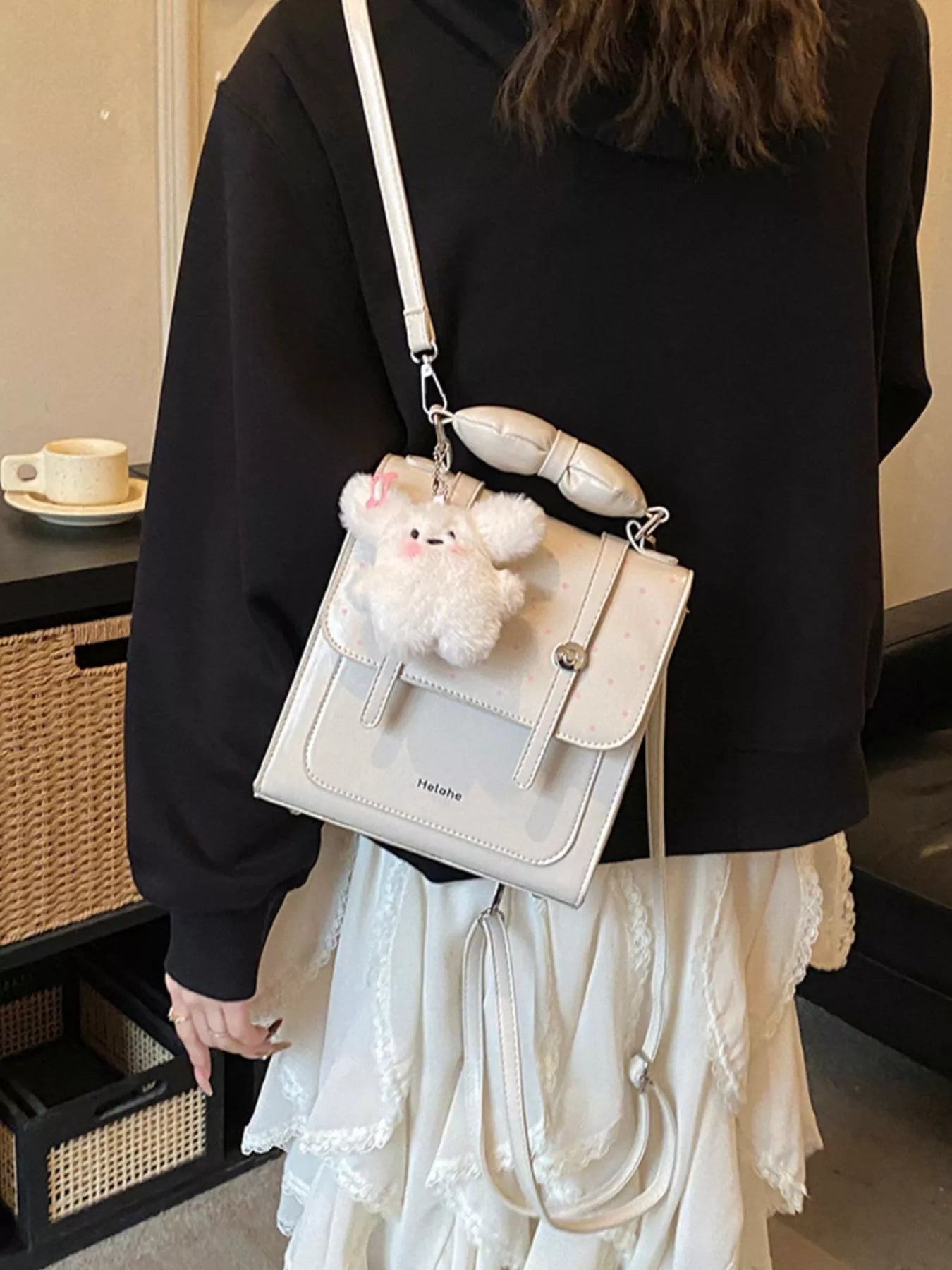 Flap Mini Backpack Bag
