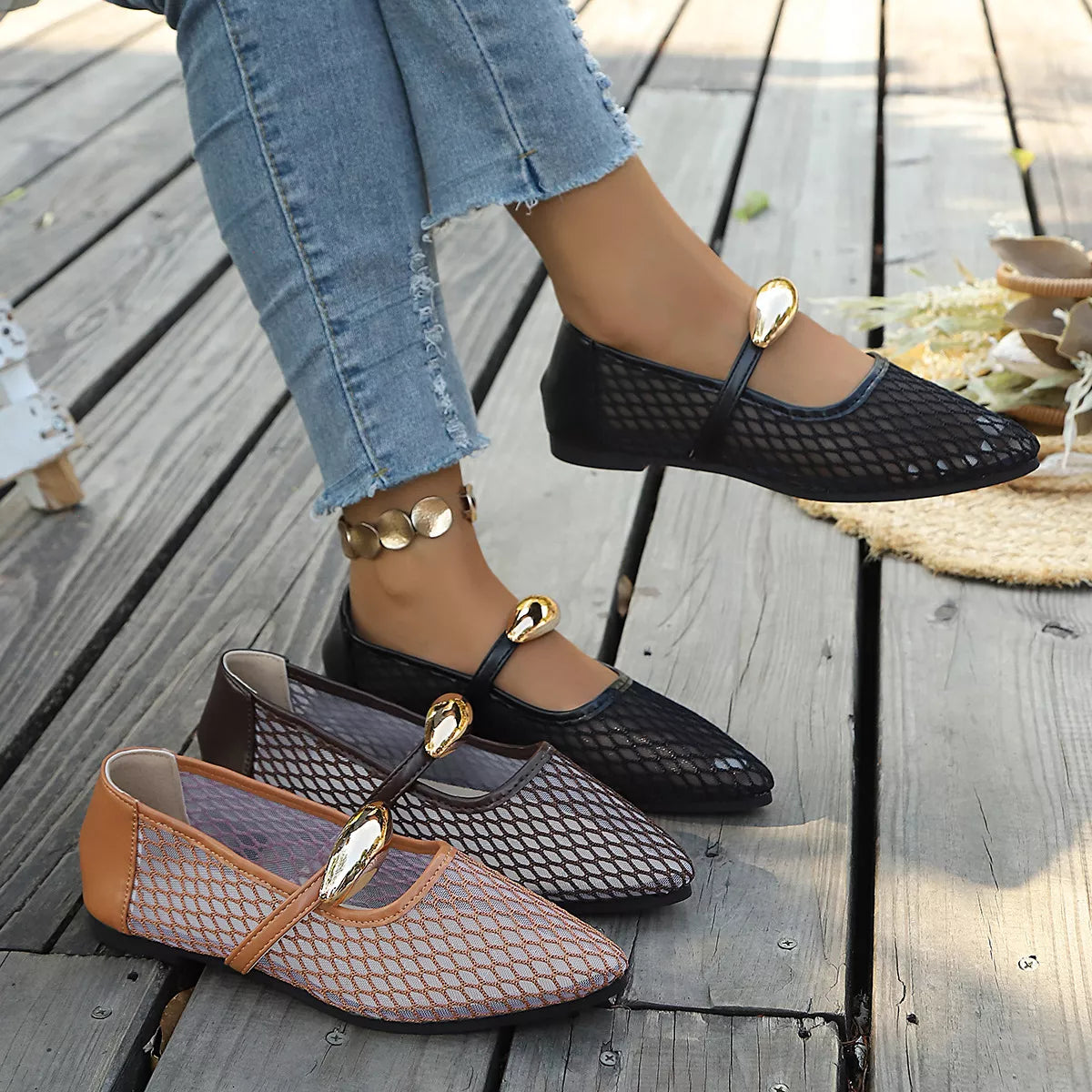 Point Toe Slip-Ons